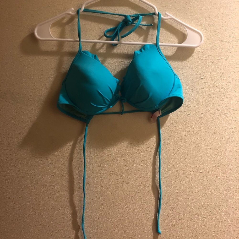 PINK swim bikini top and bottom set